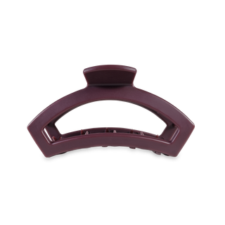 TELETIES open hair clip with curved design and secure grip mechanism