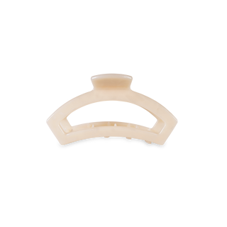 TELETIES open hair clip with curved design and secure grip mechanism