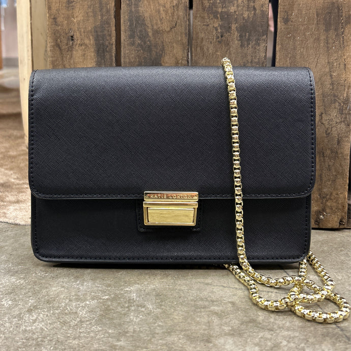 Black Buckle Crossbody