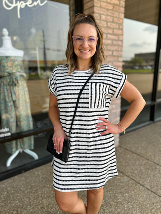 Blu Pepper Simply Striped Dress